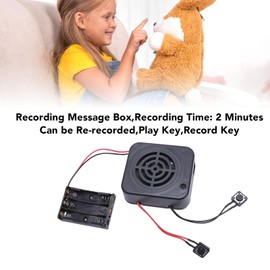 4 Minutes Recordable Sound Module, DIY Voice Recording Module with Play Once, Supports Repeat Recording