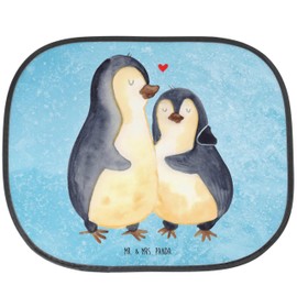 Mr. & Mrs. Panda Car Sun Shade Penguin Hugging - Gift, Car Sun Visor, Proof of Love, Wedding Gift, Love, Sun Car, Engagement