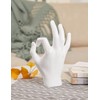 NENBOLEC Modern Sculpture Decor Finger Statue Figurine Hand Gesture Gifts