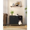 Hzuaneri Cat Litter Box Enclosure Enclosed, Hidden Litter Box Cabinet