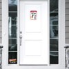 Malinois Dog Sign Warning Fence Woman Saying Door Sign Dog