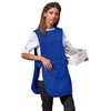 Premier Ladies/Womens Long Length Pocket Tabard / Workwear (S) (Navy)