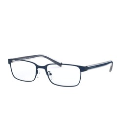 A|X ARMANI EXCHANGE Ax1042 - Marcos rectangulares para anteojos graduadas para hombre, Lente azul mate/Demo, 56 mm