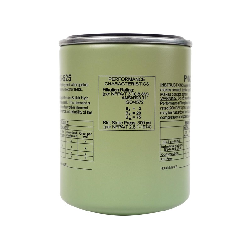 250025-525 Oil Filter Compatible and Suitable Air Compressor Replacement Filter