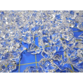 Unbranded Acrylic Ice Chips chunks for Artificial Display, 2 Pound Bag NEW