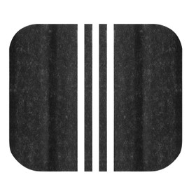 Verplexter Door Hinge Masking Shields, 3.5 Inch, 50-Pack, for Residential Doors