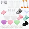 47 Pcs Esthetician Facial Supplies Kit: 5 Silicone & 5