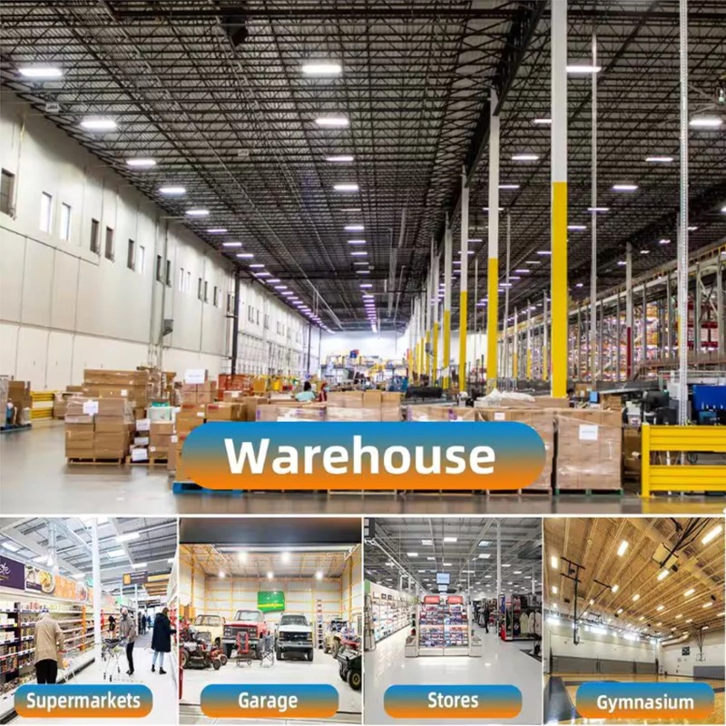 WYZM LED Linear High Bay Light 2FT, 100W 16000LM Adjustable