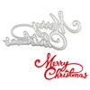 Christmas Cutting Dies Merry Christmas Metal Die Cuts Template Xmas