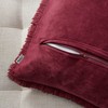 NordECO HOME Christmas Pillow Covers Faux Fur Fleece Cushion Cover