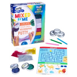 Crazy Aaron’s Holographic Mixed by Me Kit with Extra Clear Putty for More Mixing Experiment and Fun