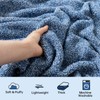 LURKA Fine Knit Throw Blanket - Super Soft Breathable Lightweight