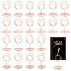JOYOLA Pack of 20 Place Card Holders, Rose Gold Place