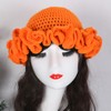 Kamonda Handmade Crochet Bucket Hat for Woman Teen Outdoor Commute