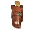 Custom Leather Knife Sheath for Buck 110 Knife, Folding Pocket