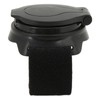 Bicycle Mirror Nylon Wrist Arm Strap Convex Design Black 5cm
