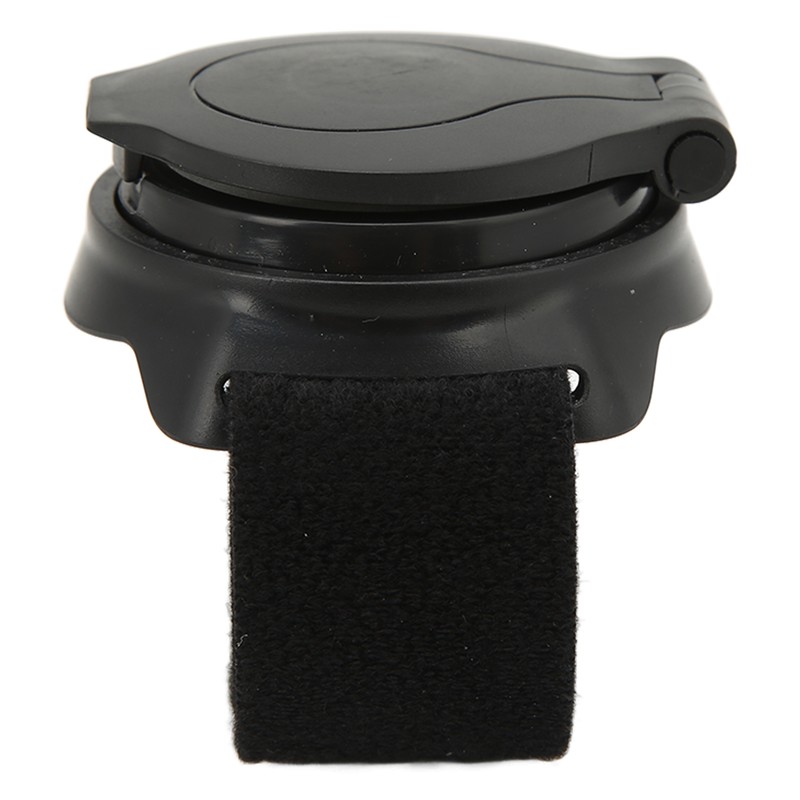 Bicycle Mirror Nylon Wrist Arm Strap Convex Design Black 5cm