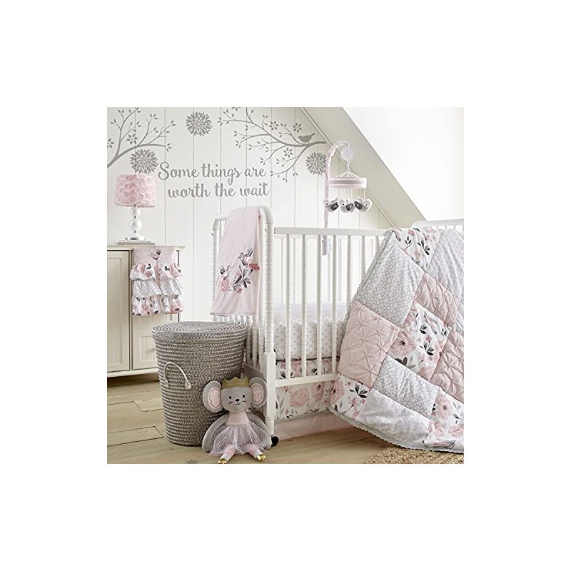 Levtex Baby - Elise Table Lamp and Shade - Spindle