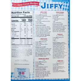 Jiffy All Purpose Baking Mix 40 oz Box Flour For Biscuits Dumplings Waffles