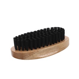 Beavorty Men's Smoothing Beard Brush Set Styling Natural Bristles Barber Hairbrush for Grooming
