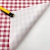 Yifely Red Holiday Gingham Drawer Paper Self-Adhesive Shelf Liner Makeup