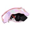 Fashion Cute Fanny Pack Heart Pattern Rainbow Belt Bag Glitters
