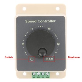 Motor Speed Controller DC 10-60V 20A High Output PWM Motor Governor