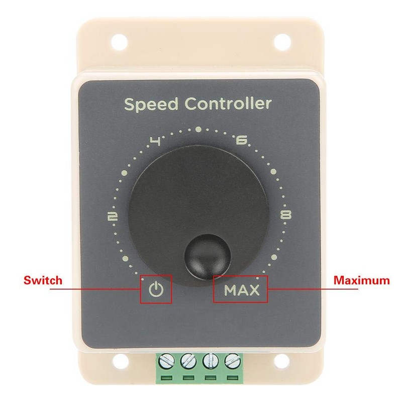 Motor Speed Controller DC 10-60V 20A High Output PWM Motor