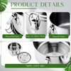 Skybooly 4 Pcs Stainless Steel Bento Box Bulk 36 oz