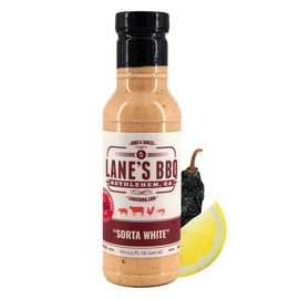 Lane's Sorta White BBQ Sauce, Award Winning Chicken Dipping Sauce, Goes Well With Beef, Meat & Burger Sauce, Made in USA Alabama White Sauce, 13.5 Oz