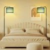 BoostArea Dimmable Floor Lamp for Living Room,Arc Remote Control Sofa
