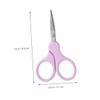 TOVINANNA Mini Eyebrow Scissors Durable Stainless Steel for Eyelash and