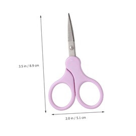 TOVINANNA Mini Eyebrow Scissors Durable Stainless Steel for Eyelash and Brow Shaping Portable for Travel