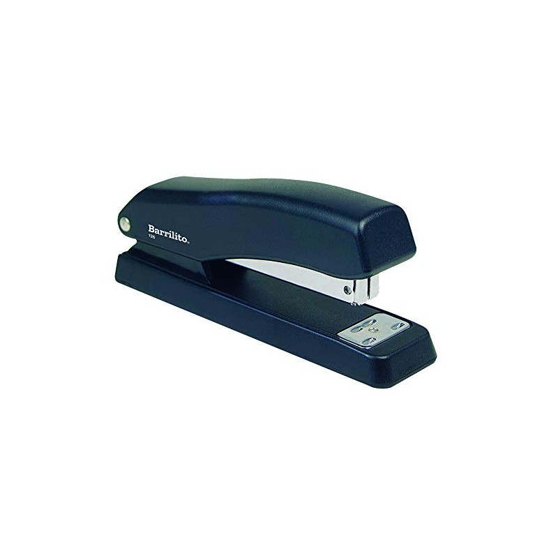 Barrilito 125 Engrapadora Media Tira de Cuerpo Plástico, Grapa Estándar