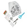 Heat Shrink Plastic Sheet Kit Multipurpose DIY Shrink Art Kit