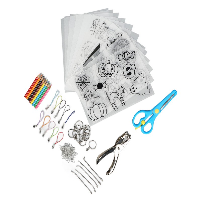 Heat Shrink Plastic Sheet Kit Multipurpose DIY Shrink Art Kit