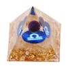 Constellation Pyramid Stone for Positive Energy Reduce Stress Chakra Resin