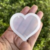 Heart Mold for Resin -Resin Mold - Shiny Silicone Mold