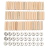 Cam Fittings Set with Dowel Pre Inserted Nut for Cabinet