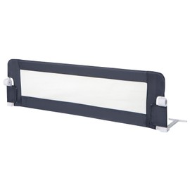 HONEY JOY Bed Rail for Toddlers, 60-Inch Extra Long, Foldable Portable Swing Down Safety Bed Guard Rail, Toddler Bed Rails for Crib, King Queen Full Twin Bunk Size Bed Mattress (Gray)