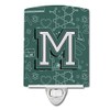 Caroline's Treasures CJ2010-MCNL Letter M Back to School Initial Ceramic