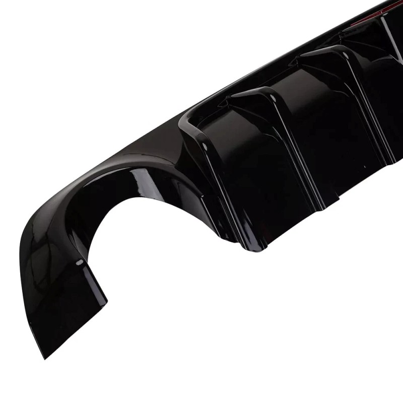 WenQi Rear Lower Diffuser Lip W/Light LED For Infiniti Q50