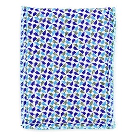 Akasuri Towel Exfoliating Body Sponge, Inflatable, Easy to Grip, Entangles the Body, Air Cushion, Soft, Soft Type, Grace, Blue, Made in Korea