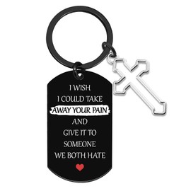 Get Well Soon Keychain for Men Women Surgery Recovery Gifts for Women Gift for People with Depression And Who Are Always Cold Miscarriage Gifts Healing Gifts for Women