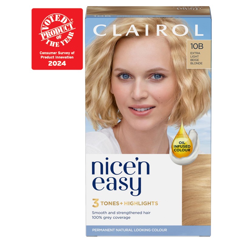 Clairol Nice'n Easy Crème, Natural Looking Oil Infused Permanent Hair