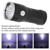 P50 Flashlight 3LED Long Range Flashlight 10000LM Stepless Dimming USB