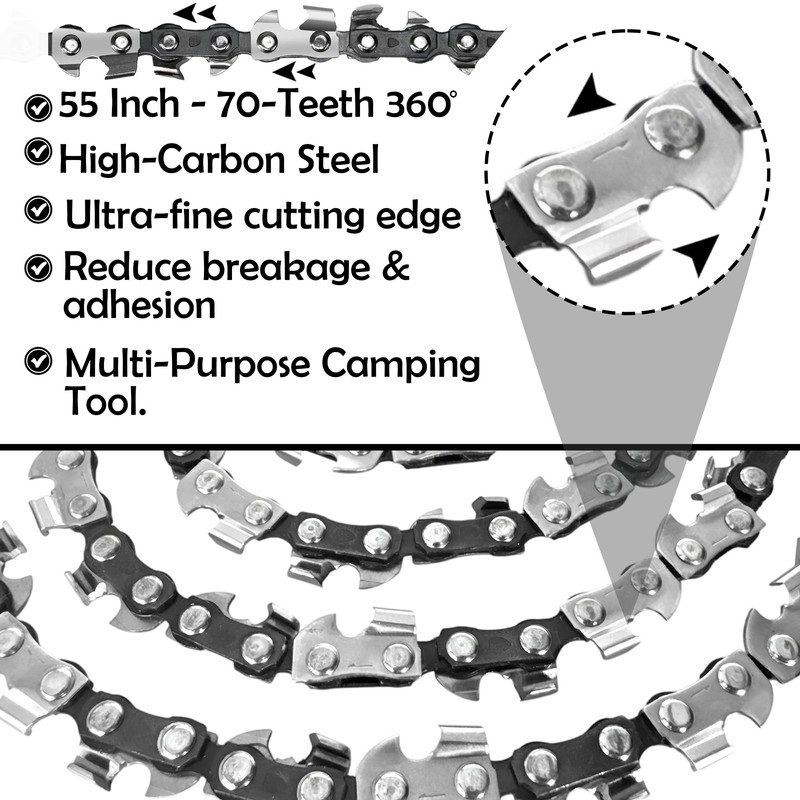 55 Inch High Limb Rope Saw – Dual Sided Pocket