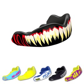 DAMAGE CONTROL High Impact Mouth Guard, Mouthguards for Sports, Boxing, Roller Derby, Hockey, Lacrosse Mouth Guard, Mouth Guards with Ultra Fit and Protection Against Shock (Youth, SymBite 2.0)