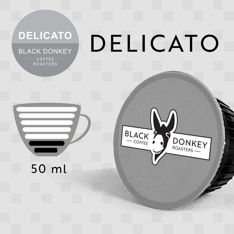 Black Donkey Coffee Roasters - 60 Pods Compatible with Dolce