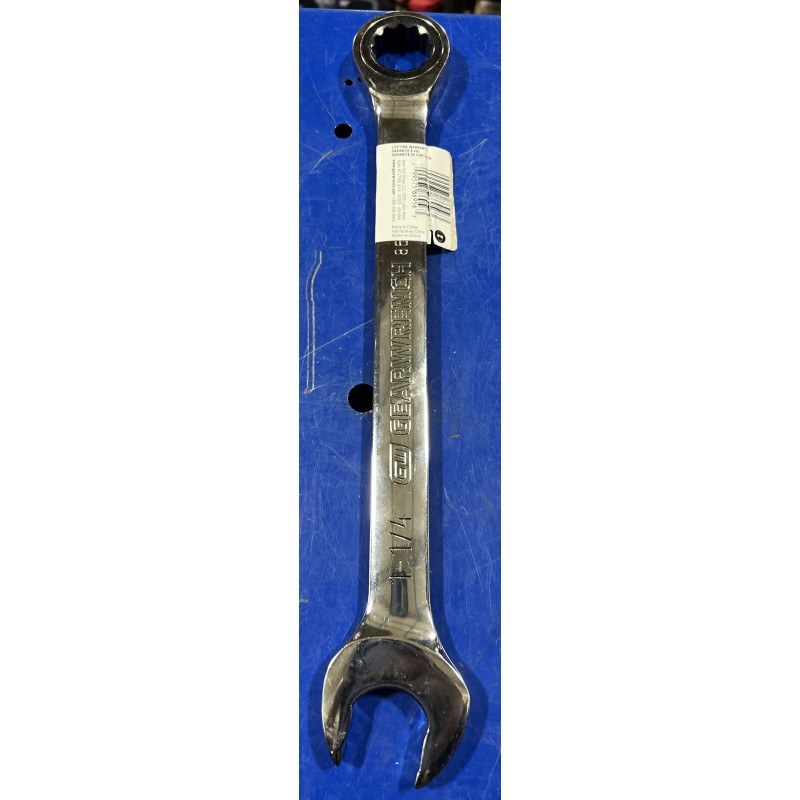 Gearwrench 1-1/4” Combination Ratcheting Wrench SAE 12pt 90t 86956 NEW